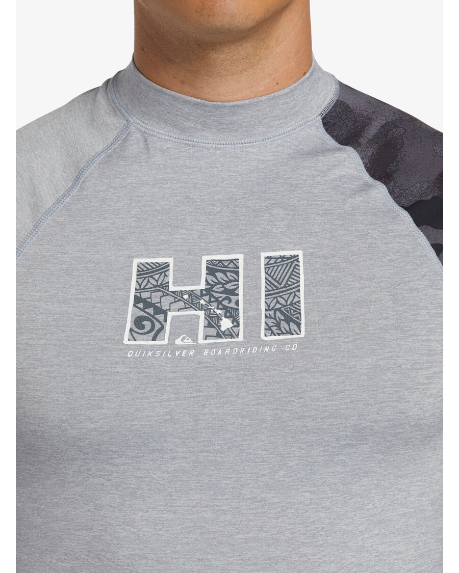 Quik Silver Hi Island Rush μακρυμάνικο Upf 50 Rashguard - Sleet Heather