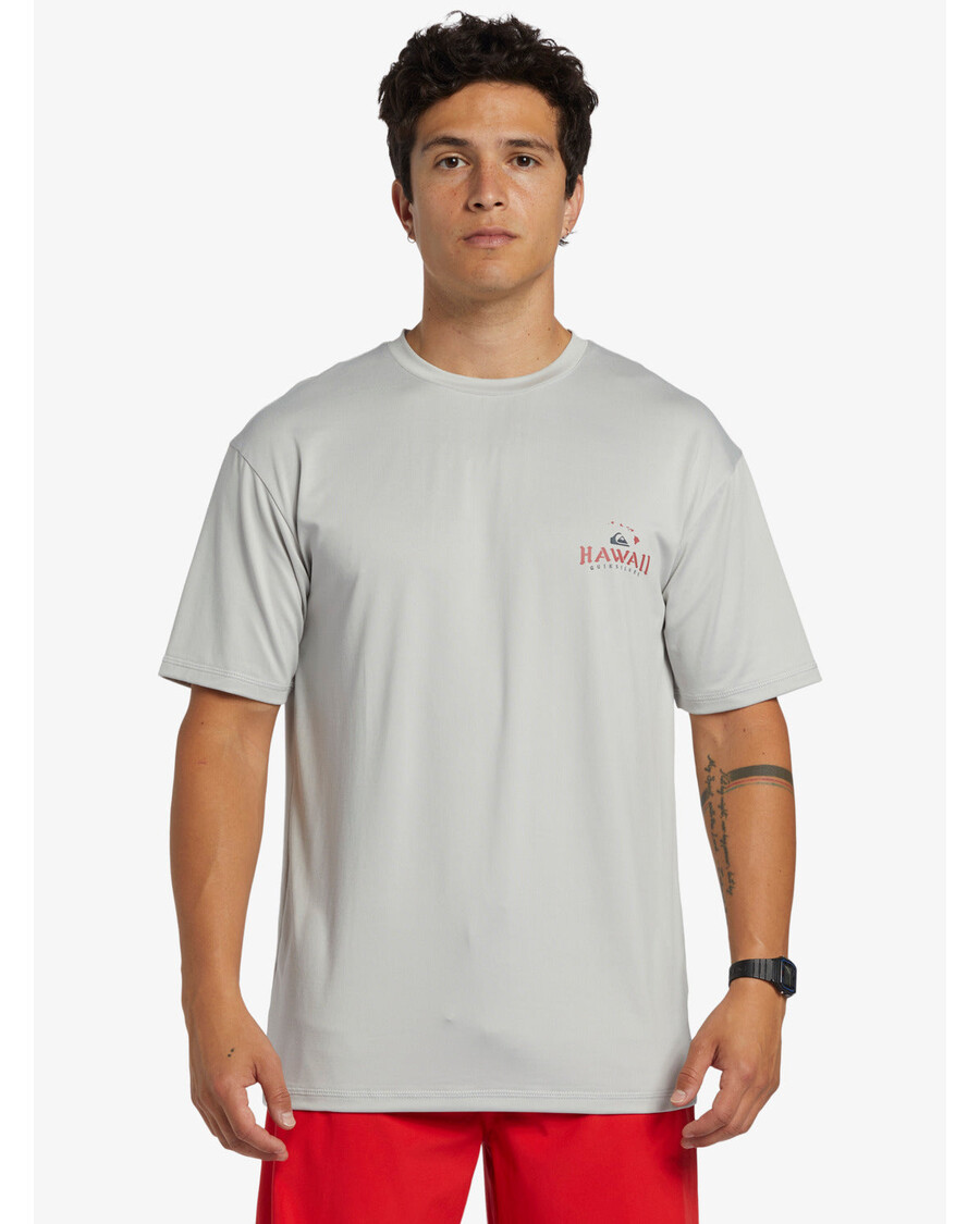 Quik ασημί Hi Royalty Surf κοντομάνικο Upf 50 μπλουζάκι Surf - γκρι βιολετί