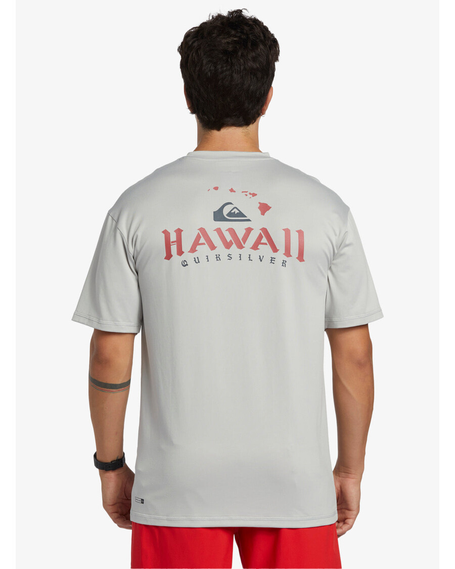 Quik ασημί Hi Royalty Surf κοντομάνικο Upf 50 μπλουζάκι Surf - γκρι βιολετί