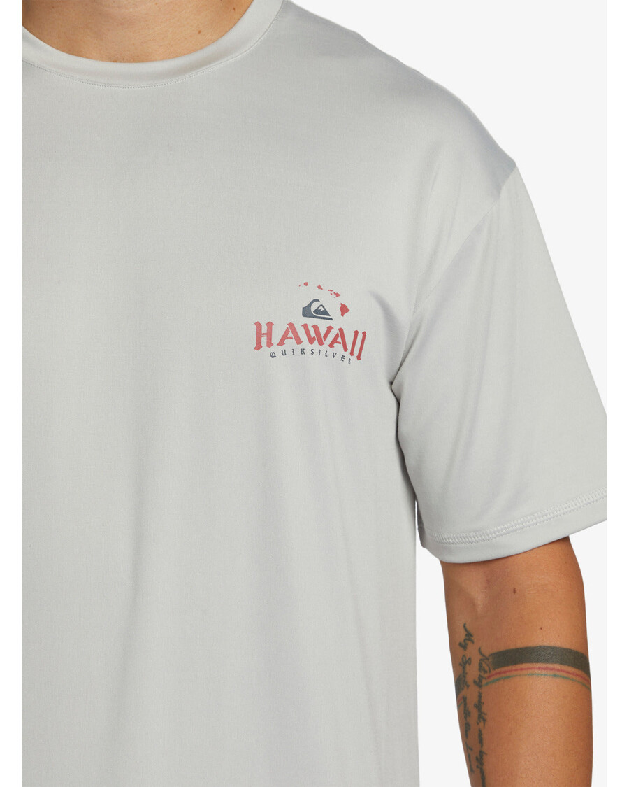 Quik ασημί Hi Royalty Surf κοντομάνικο Upf 50 μπλουζάκι Surf - γκρι βιολετί