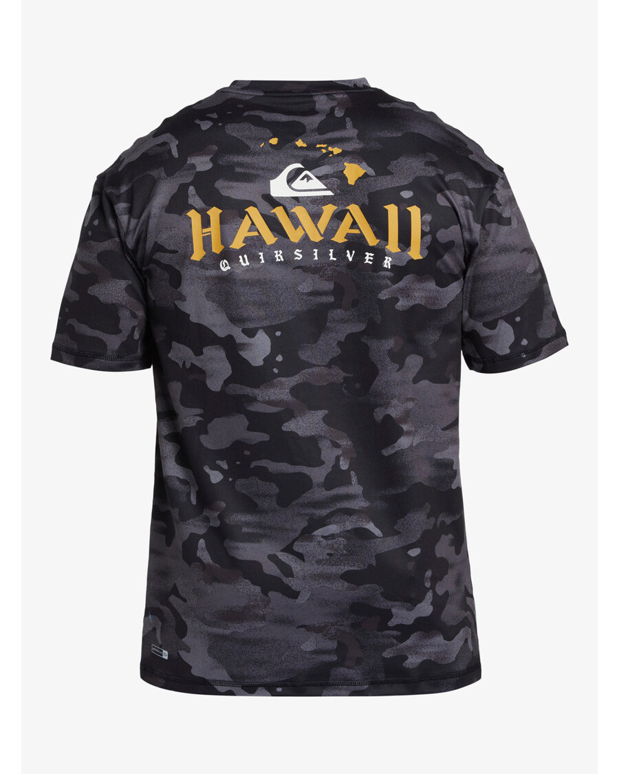 Quik ασημί Hi Royalty Surf κοντομάνικο Upf 50 μπλουζάκι Surf - Hi Camo μαύρο