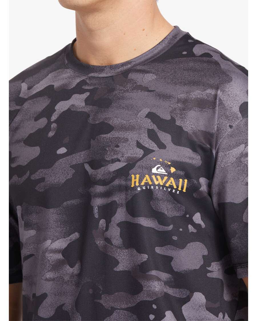 Quik ασημί Hi Royalty Surf κοντομάνικο Upf 50 μπλουζάκι Surf - Hi Camo μαύρο