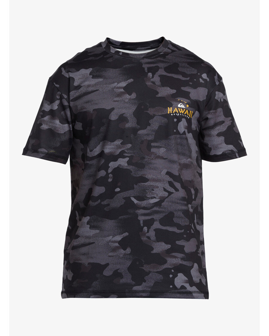 Quik Silver Hi Royalty Surf Kısa Kollu Upf 50 Sörf Tişörtü - Hi Camo Siyah