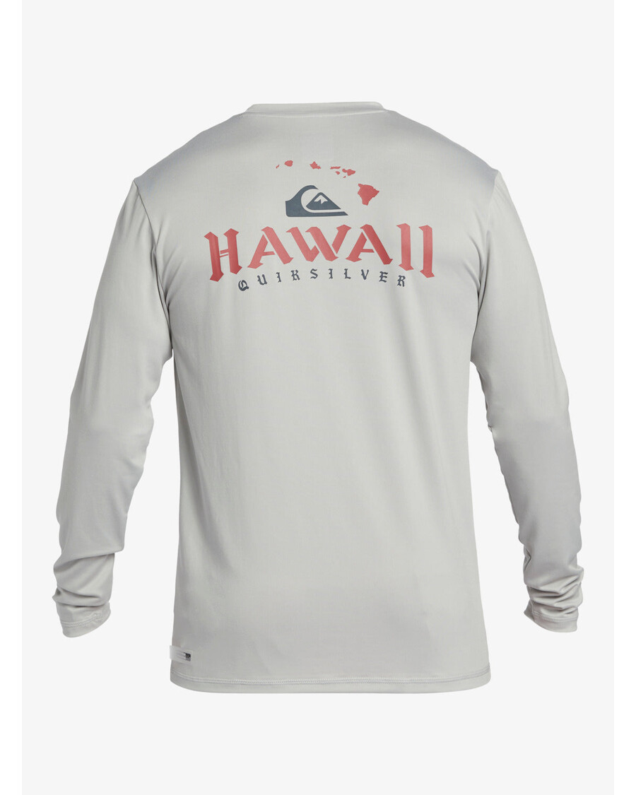 Quik Silver Hi Royalty Surf Long Sleeve UPF 50 Surf T-Shirt - Grey Violet