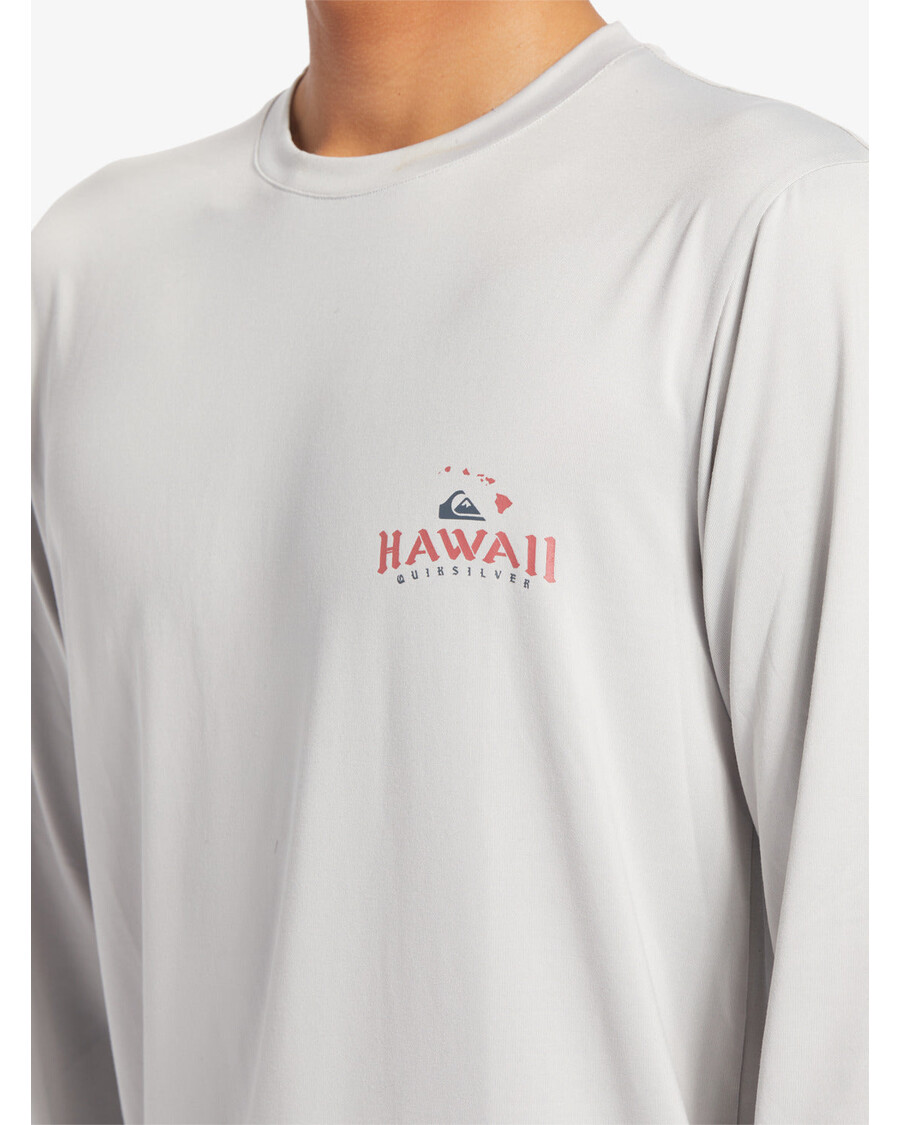 Quik Silver Hi Royalty Surf Long Sleeve UPF 50 Surf T-Shirt - Grey Violet