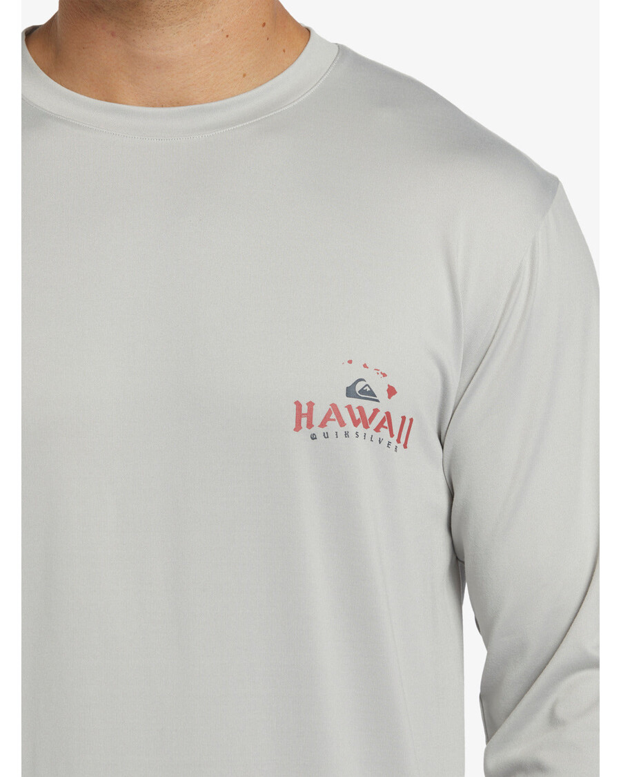 Quik Silver Hi Royalty Surf Long Sleeve UPF 50 Surf T-Shirt - Grey Violet