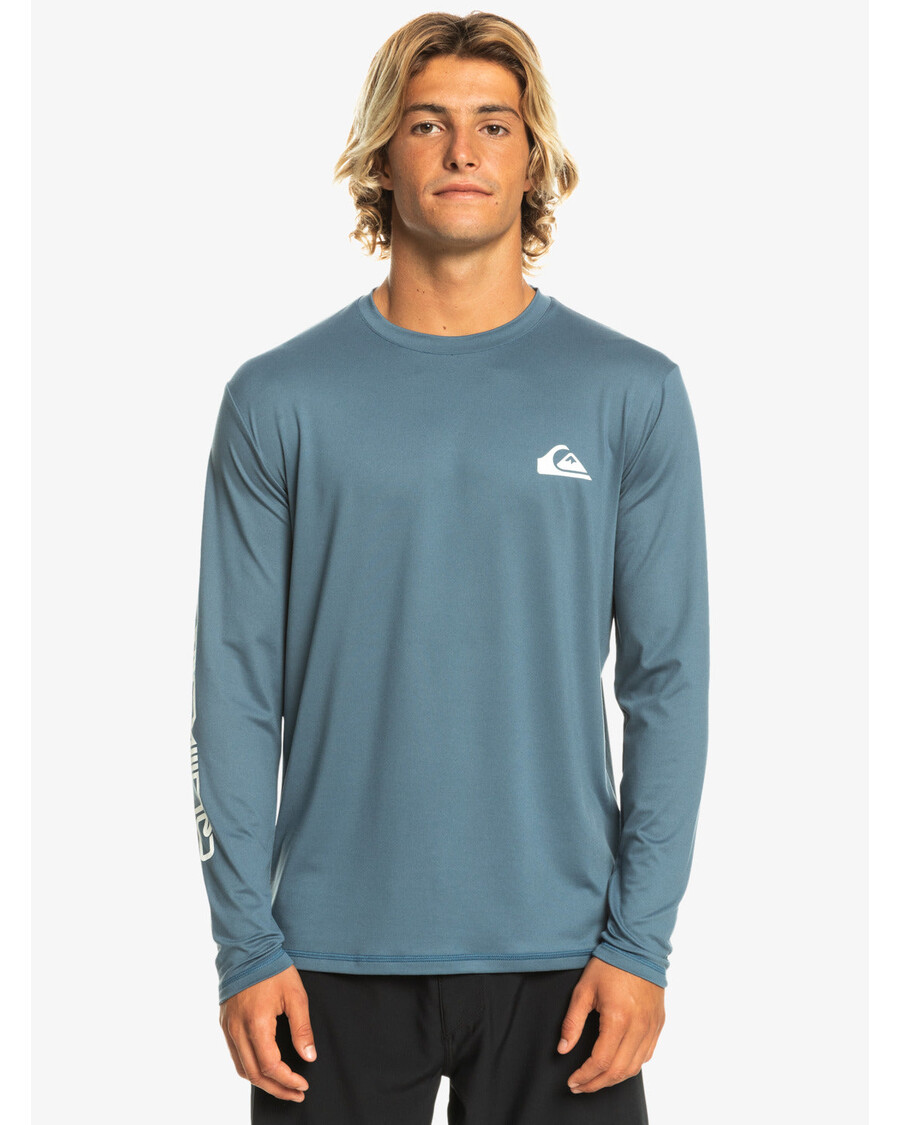 Quik Silver Omni Session Long Sleeve UPF 50 Surf T-Shirt - Bering Sea