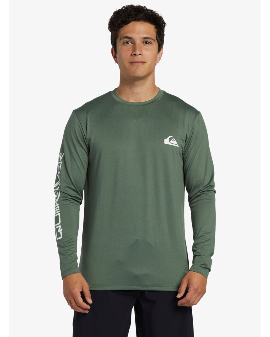 Quiksilver Omni Session μακρυμάνικο Upf 50 μπλουζάκι Surf - δάφνινο στεφάνι