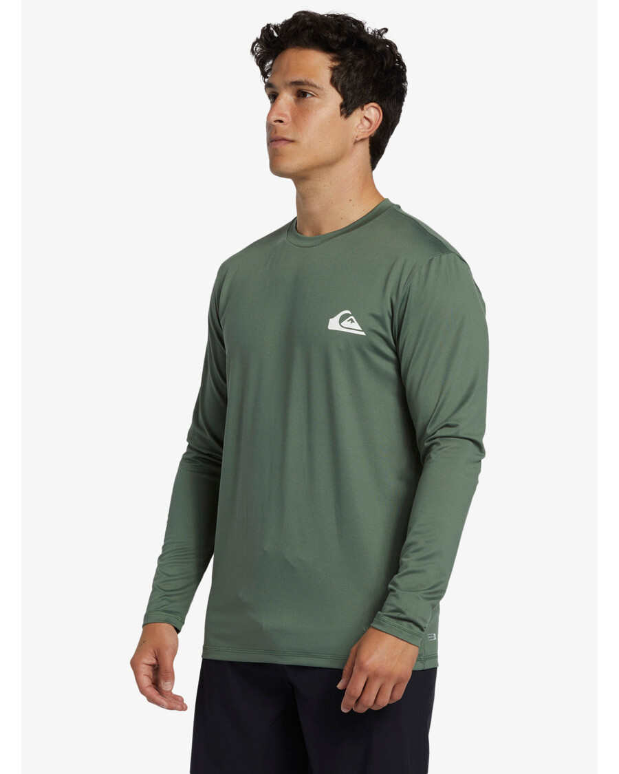 Quiksilver Omni Session μακρυμάνικο Upf 50 μπλουζάκι Surf - δάφνινο στεφάνι