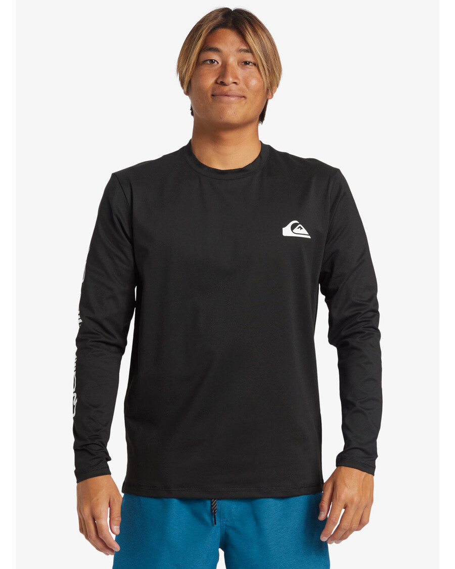 Quiksilver Omni Session Hosszú Ujjú Upf 50 Szörf Póló - Fekete
