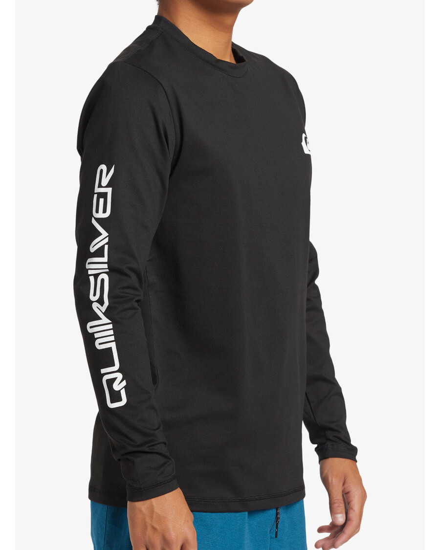 Quiksilver Omni Session Hosszú Ujjú Upf 50 Szörf Póló - Fekete