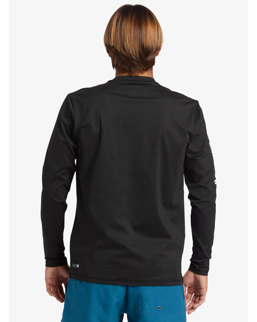 Quiksilver Omni Session Hosszú Ujjú Upf 50 Szörf Póló - Fekete