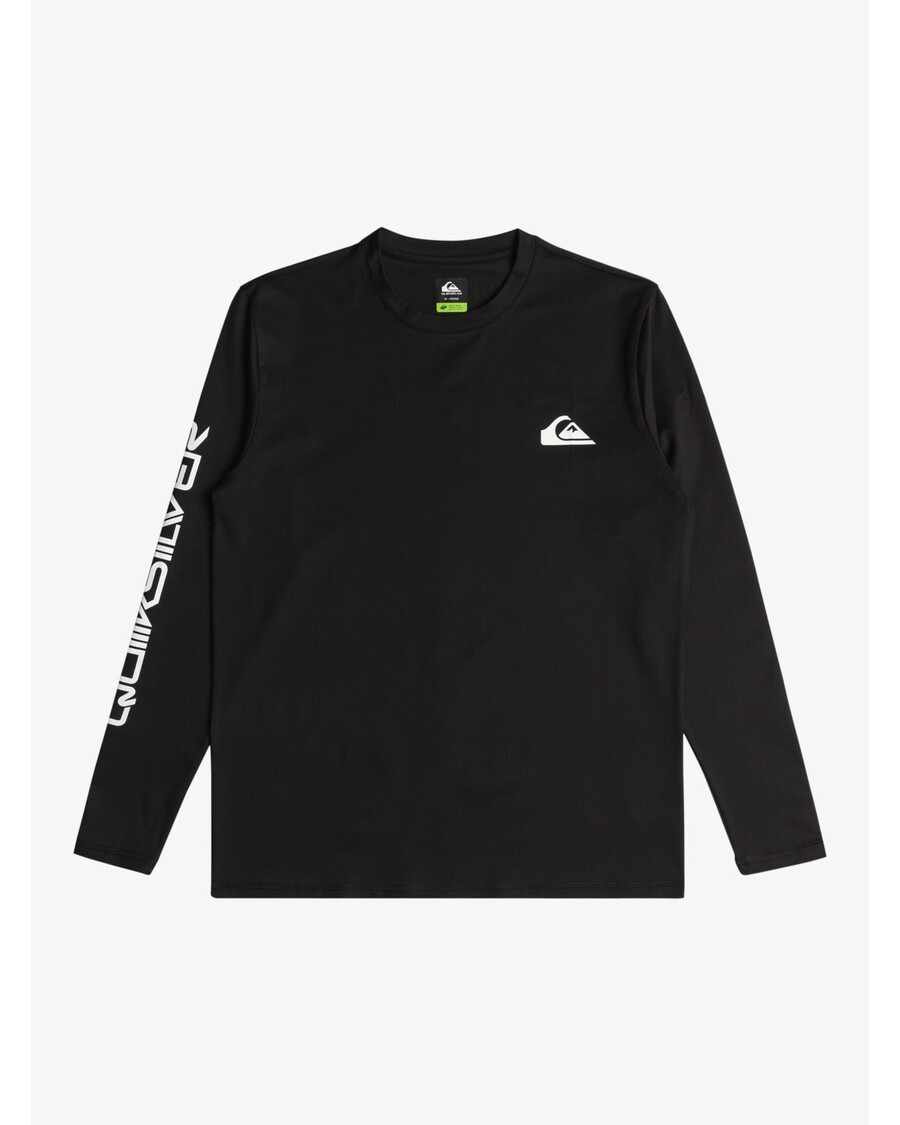 Quiksilver Omni Session Hosszú Ujjú Upf 50 Szörf Póló - Fekete