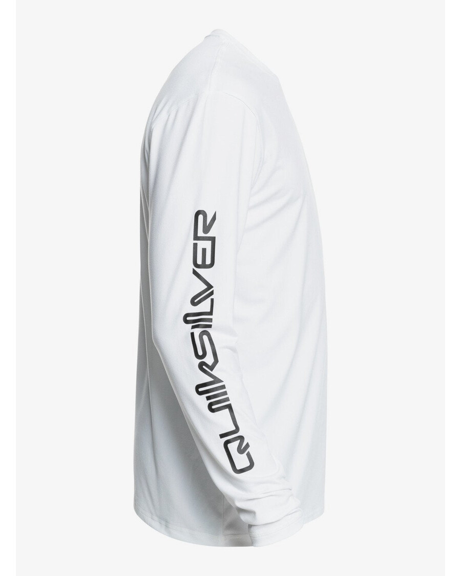 Quik Silver Omni Session Long Sleeve UPF 50 Surf T-Shirt - White