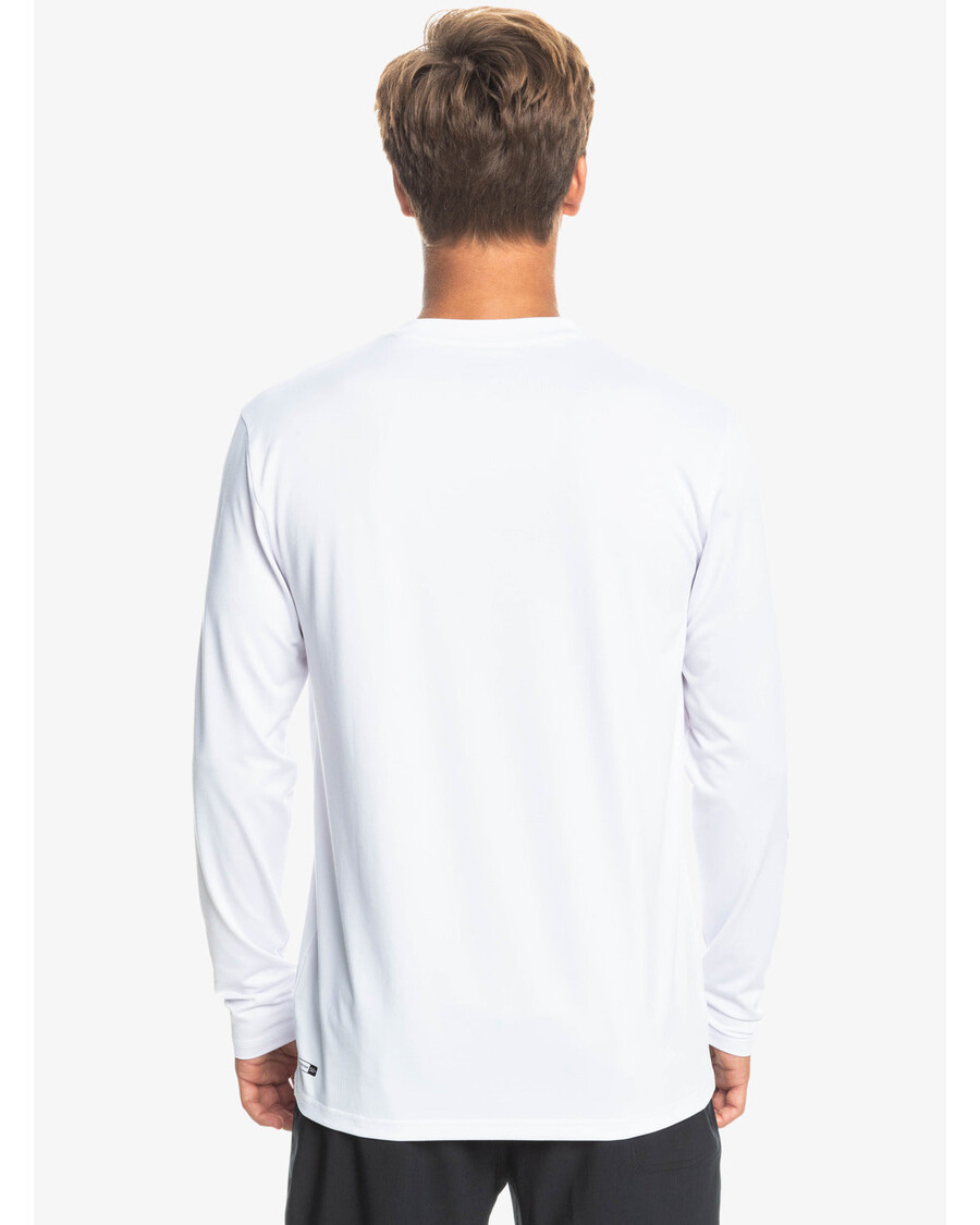 Quik Silver Omni Session Long Sleeve UPF 50 Surf T-Shirt - White