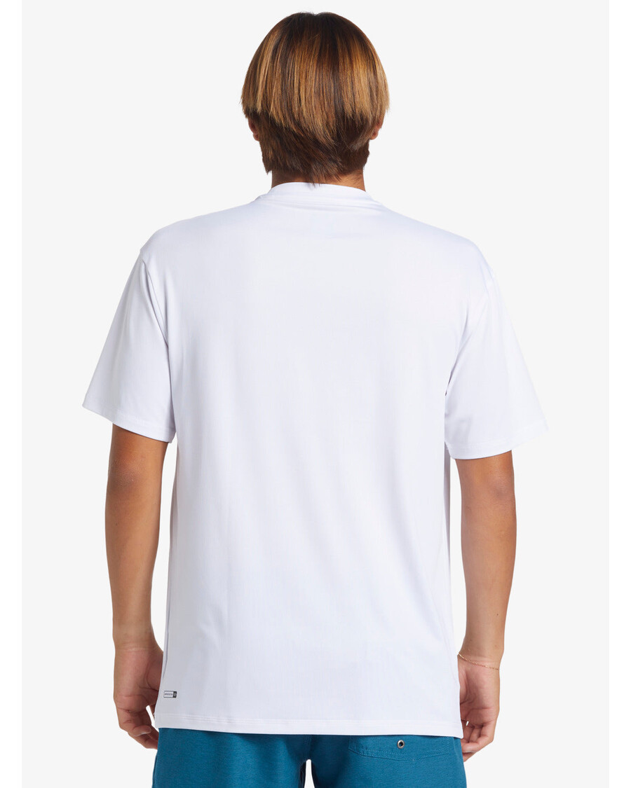 Quik Silver Omni Session UPF 50 Short Sleeve Surf Tee - White