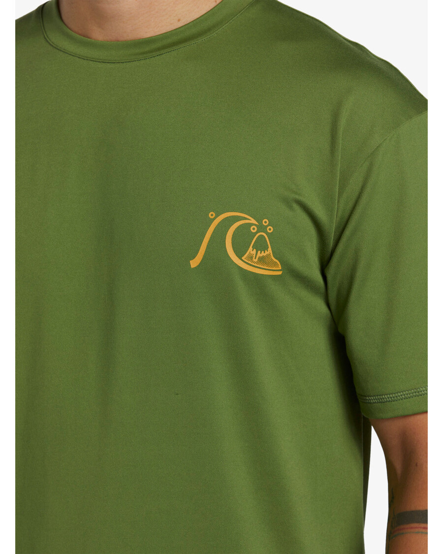 Quik Silver Mix Session Upf 50 κοντομάνικο μπλουζάκι σερφ - άνηθο