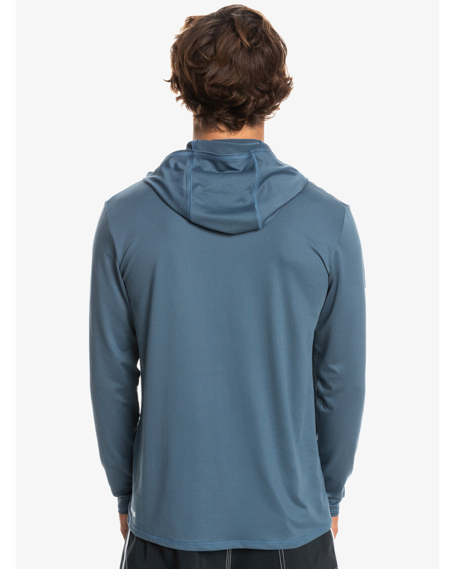 Quik Silver Omni Session UPF 50 Hooded Long Sleeve Surf Tee - Bering Sea