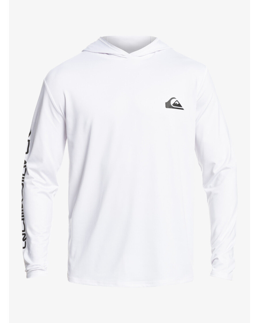 Quiksilver Omni Session Upf 50 Kapucnis Hosszú Ujjú Szörf Póló - Fehér