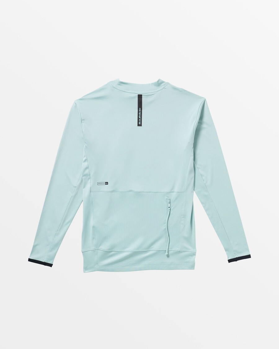 Quik Silver Highline UPF50 Long Sleeve Rashguard - Cloud Blue