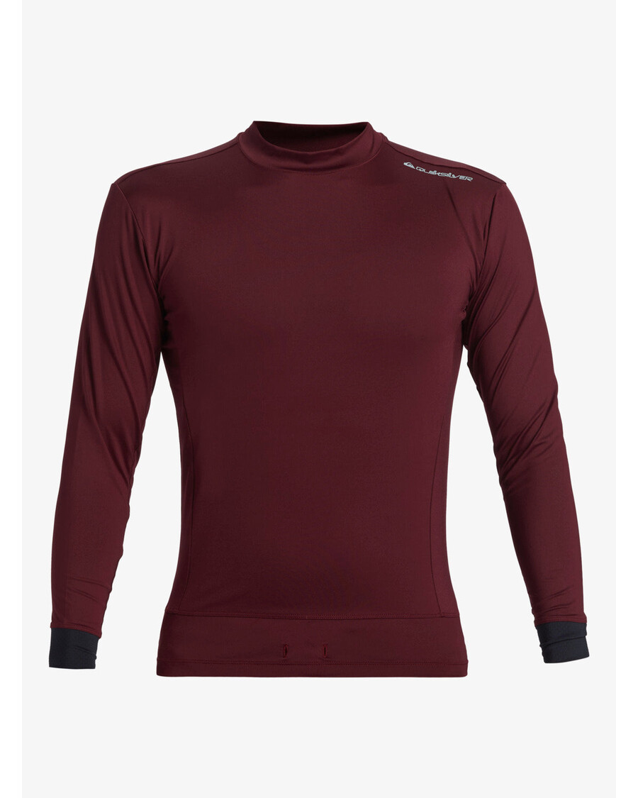 Quiksilver Highline Upf 50 Chránič Proti Vyrážke S Dlhým Rukávom - Víno