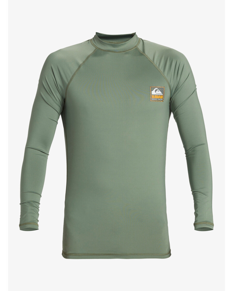 Quik Silver Hawaii Badge Upf 50 Långärmad Rashguard - Havsspray