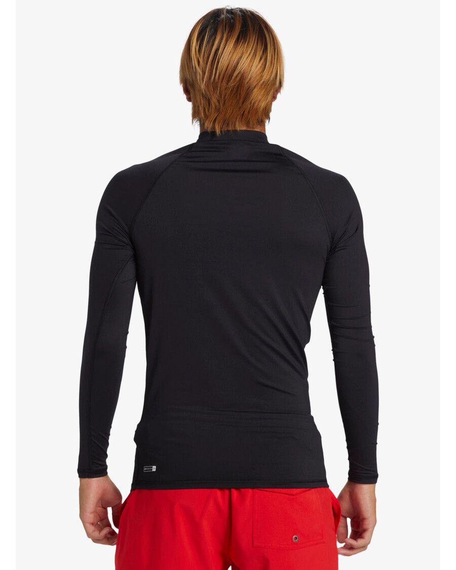 Quiksilver κονκάρδα της Χαβάης Upf 50 με μακριά μανίκια Rashguard - μαύρο