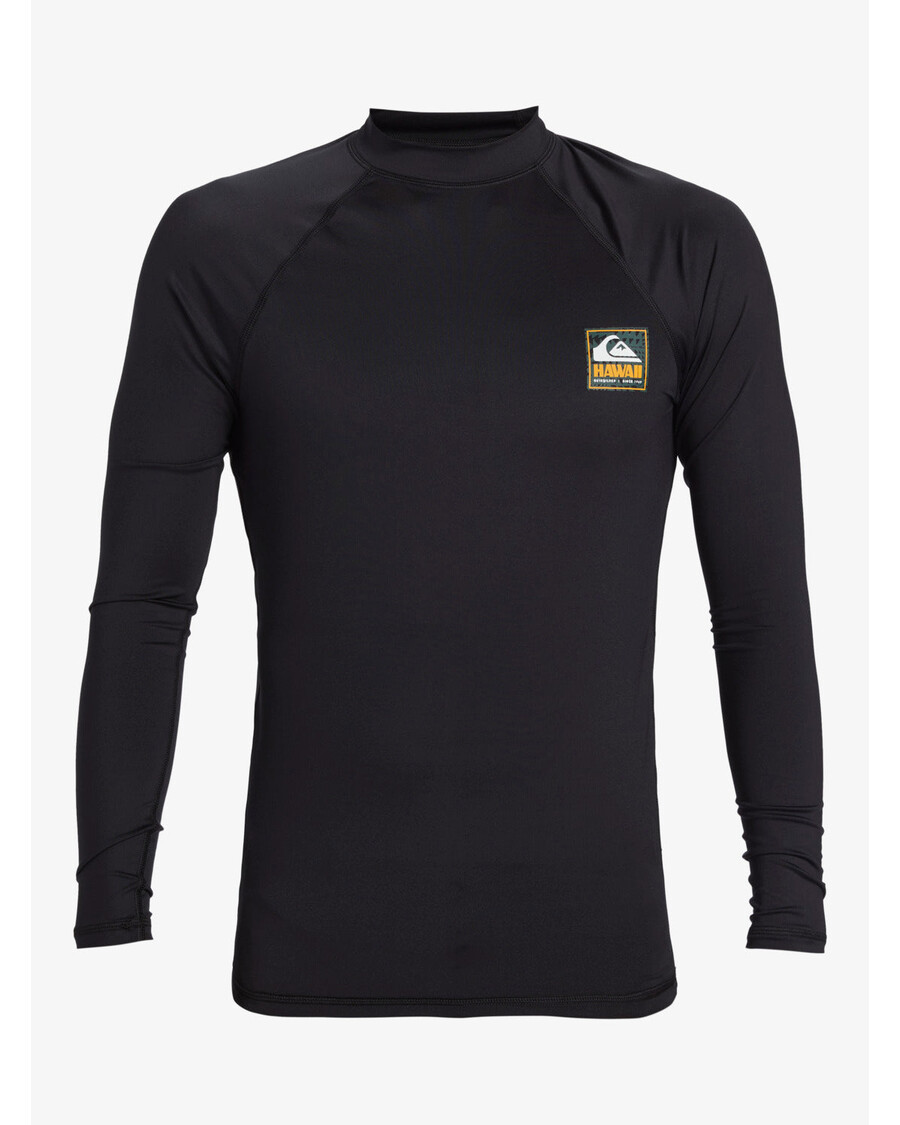Quiksilver Hawaii Badge Upf 50 Långärmad Rashguard - Svart