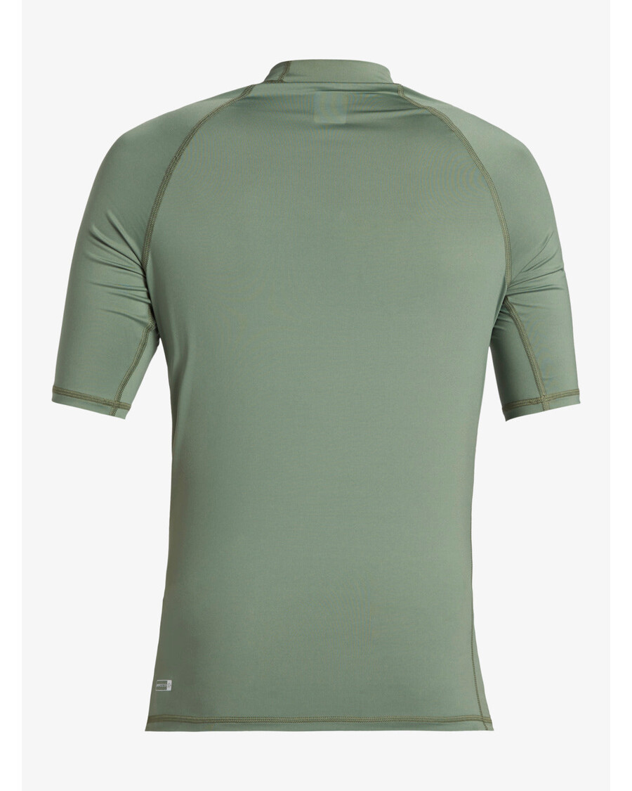 Quiksilver κονκάρδα χαβάης Upf 50 κοντομάνικο προστατευτικό εξανθήματος - θαλάσσιο σπρέι