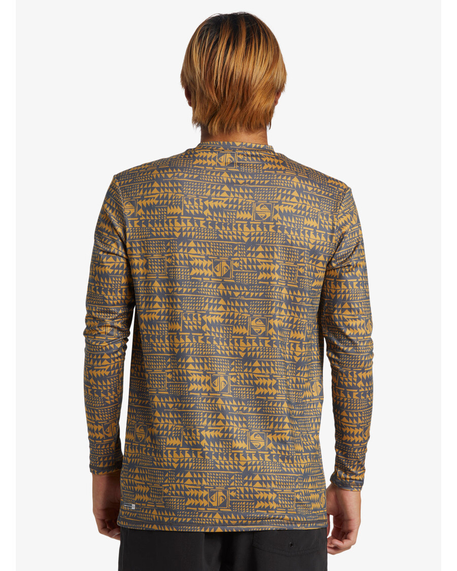 Quiksilver Hawaii Multiply Surfové Tričko S Dlhým Rukávom - železná Brána