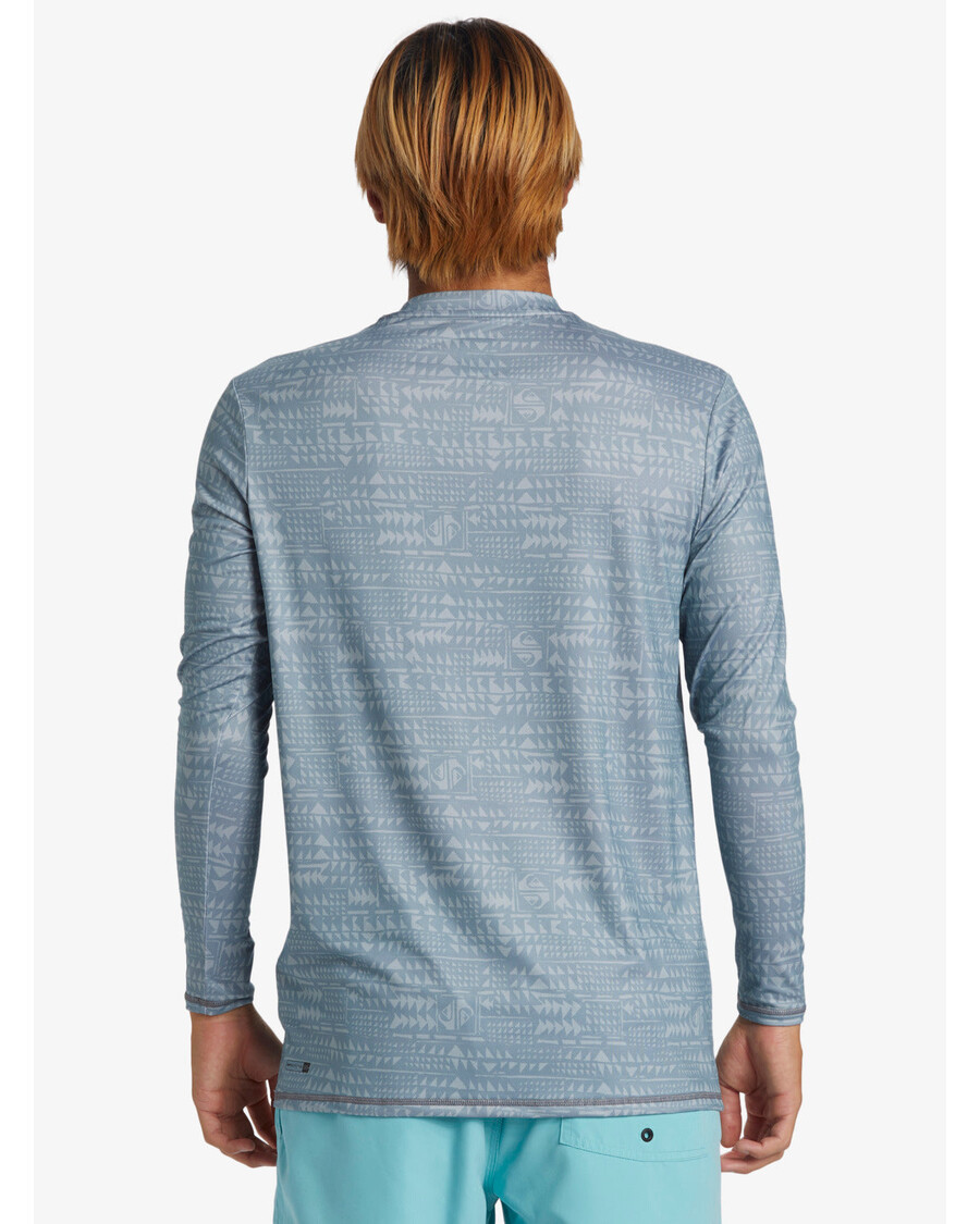 Quik Silver Hawaii Multiply Long Sleeve Surf Tee - Quarry