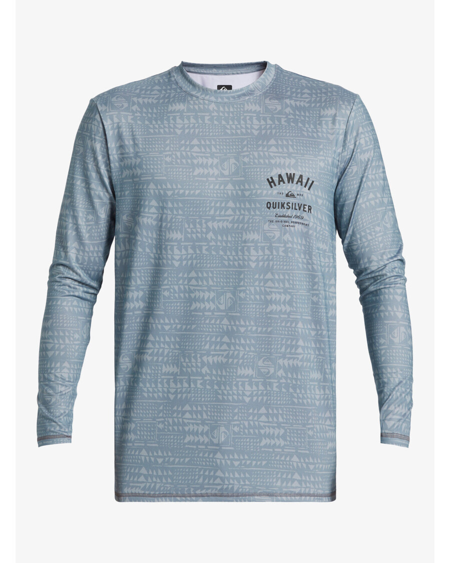 Quiksilver Hawaii Multiply Surfové Tričko S Dlhým Rukávom - Lom