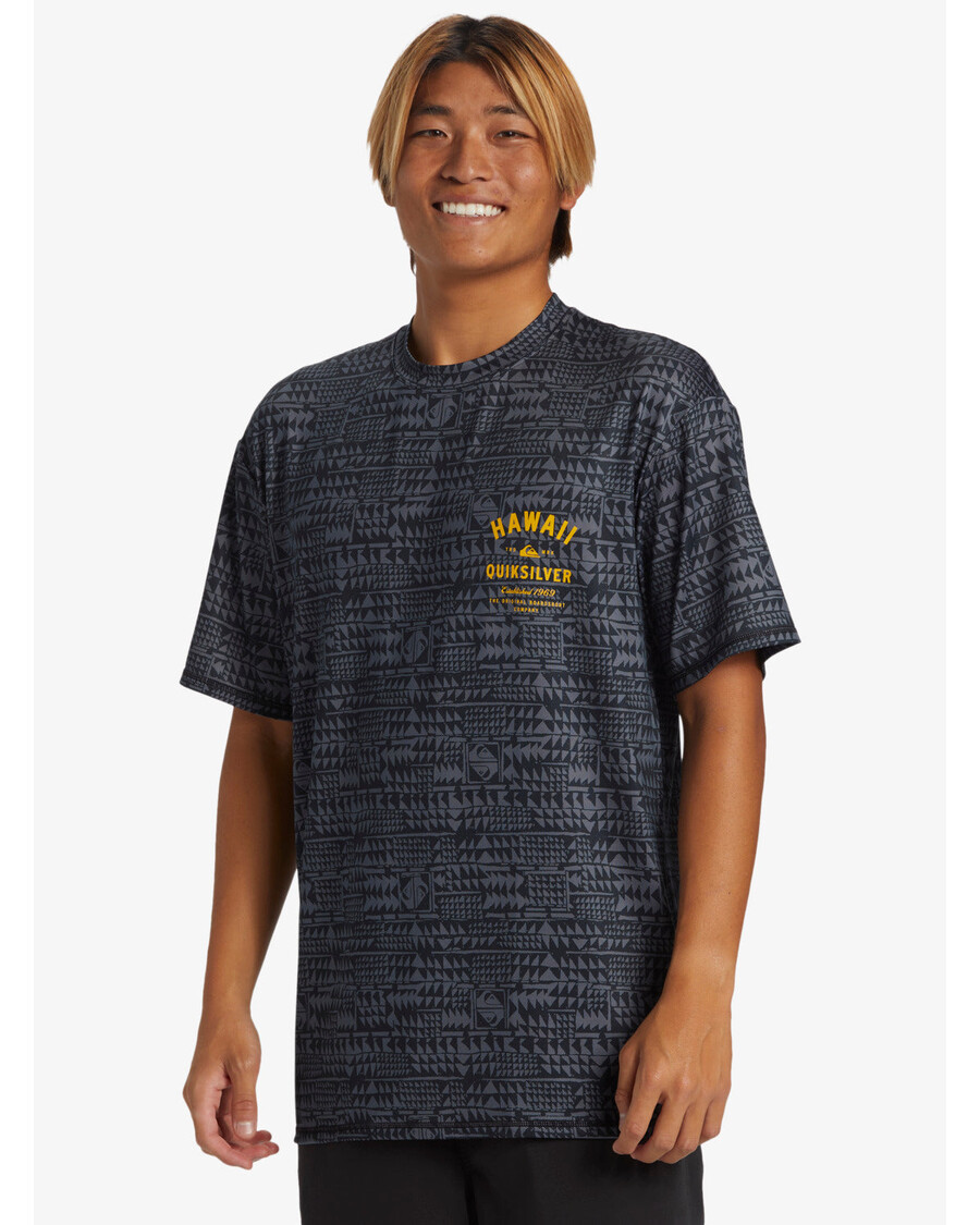 Quiksilver Hawaii Multiply Surf Tee - μαύρο