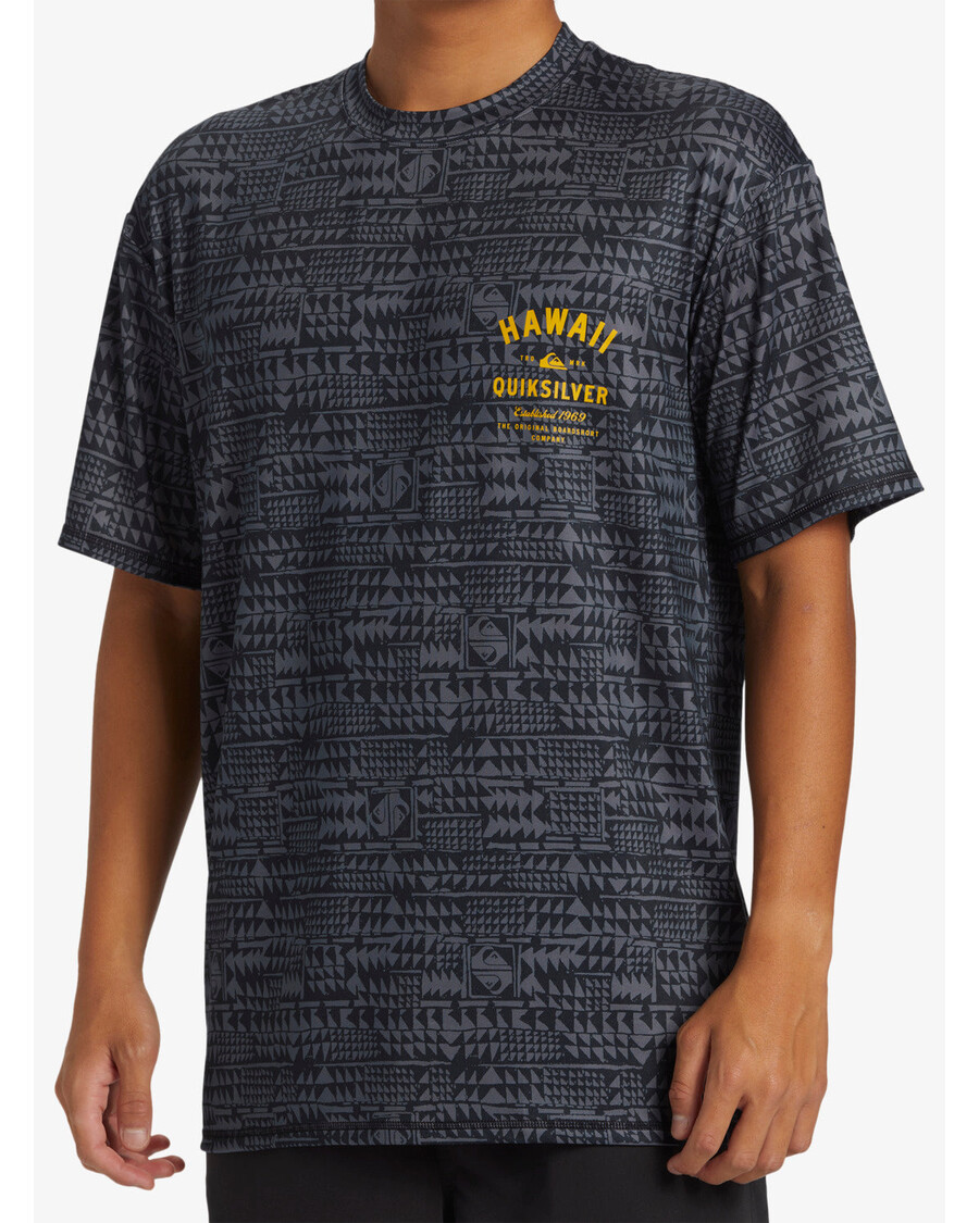 Quiksilver Hawaii Multiply Surf Tee - μαύρο