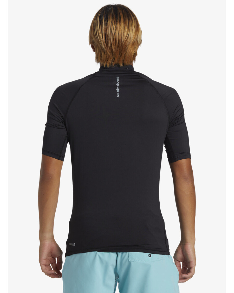 Quiksilver Svakodnevni Rashguard Kratkih Rukava Upf 50 - Crni