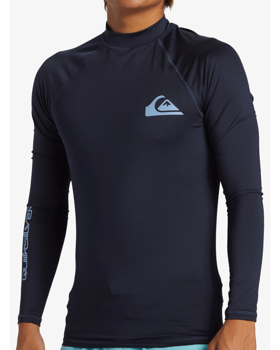 Quik Silver Daily Upf 50 Rashguard S Dlhým Rukávom - Dark Navy