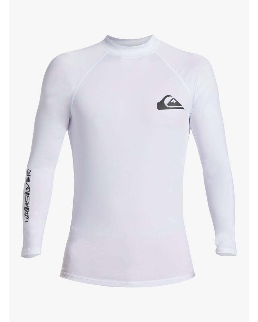 Quik Silver Daily Upf 50 Garām Piedurknēm Rashguard - Balts
