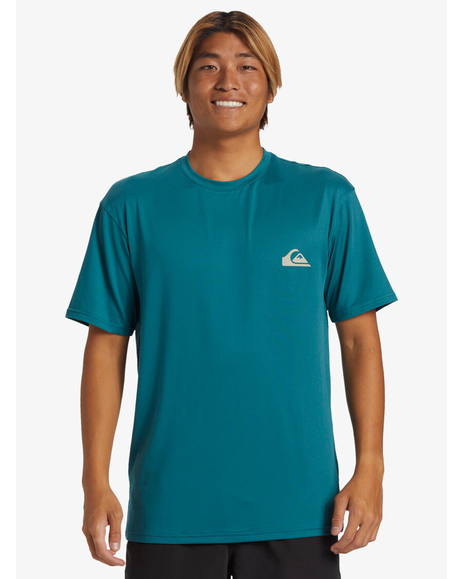 Повседневная футболка для серфинга с короткими рукавами Quiksilver — колониальный синий