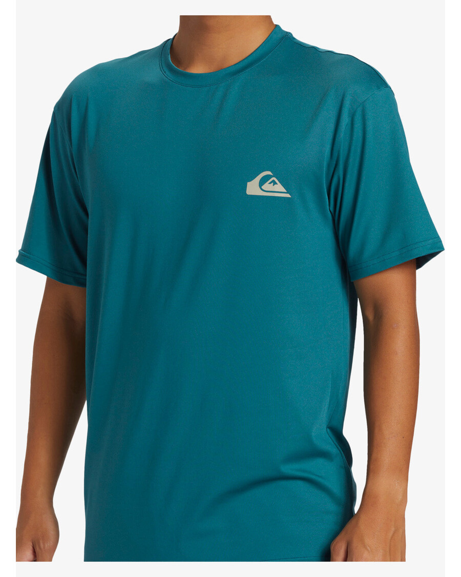Повседневная футболка для серфинга с короткими рукавами Quiksilver — колониальный синий