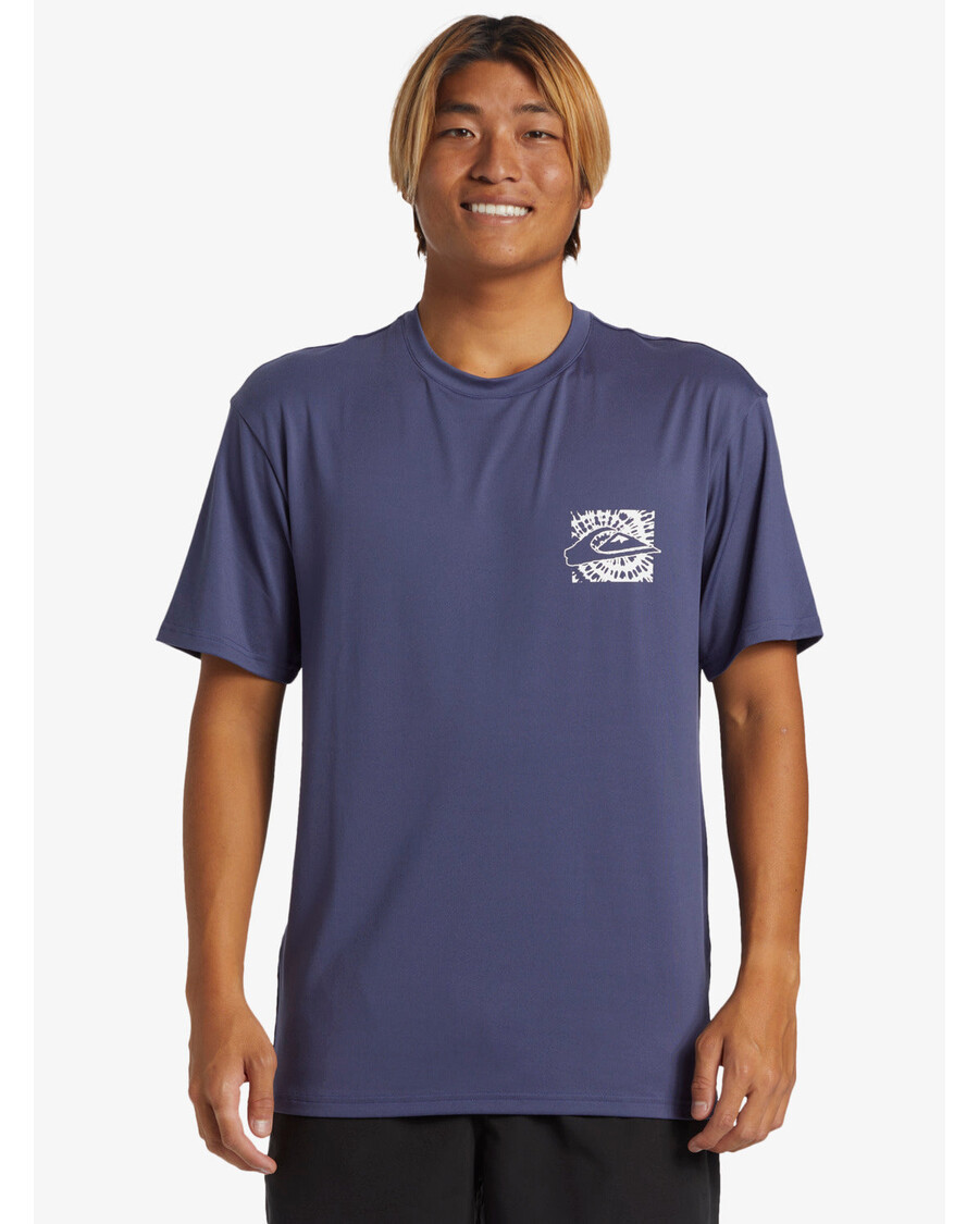 Quiksilver Každodenné Surfové Tričko S Krátkym Rukávom - Korunka Modré