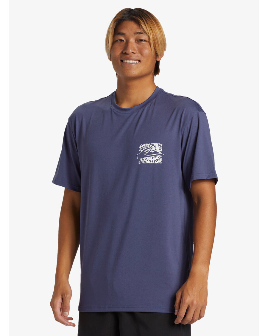 Quiksilver Každodenné Surfové Tričko S Krátkym Rukávom - Korunka Modré