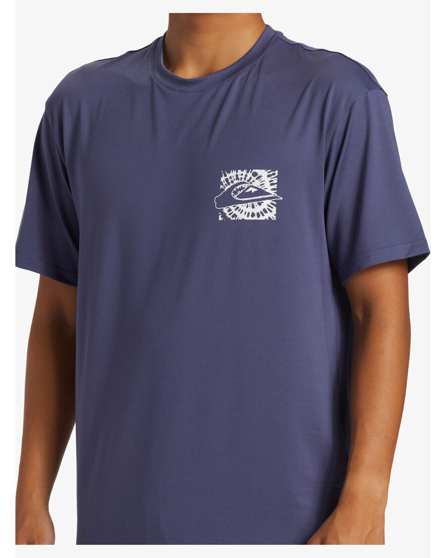 Quiksilver Každodenné Surfové Tričko S Krátkym Rukávom - Korunka Modré