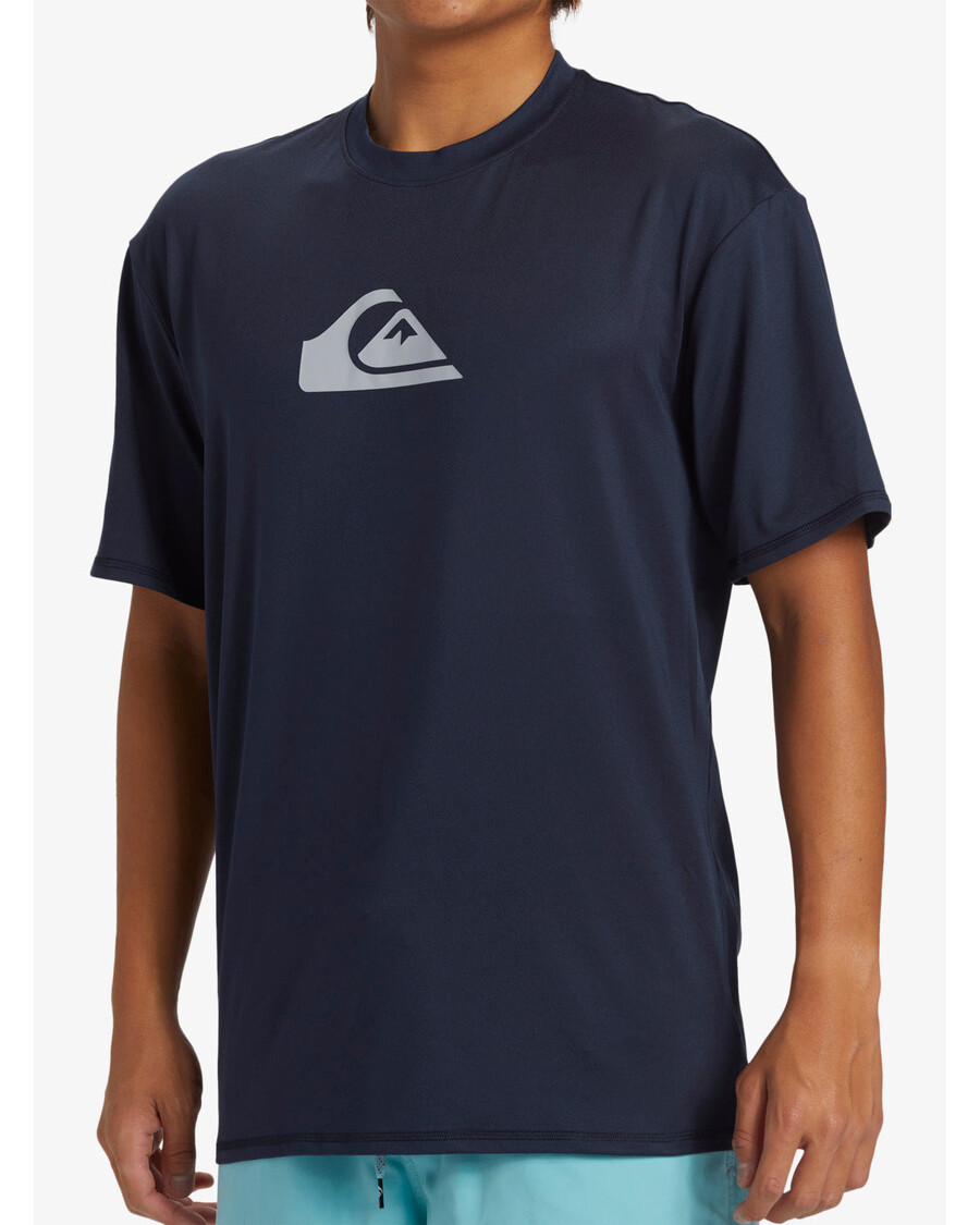 Quiksilver Vardags Kortärmad Surftröja - Mörk Marinblå
