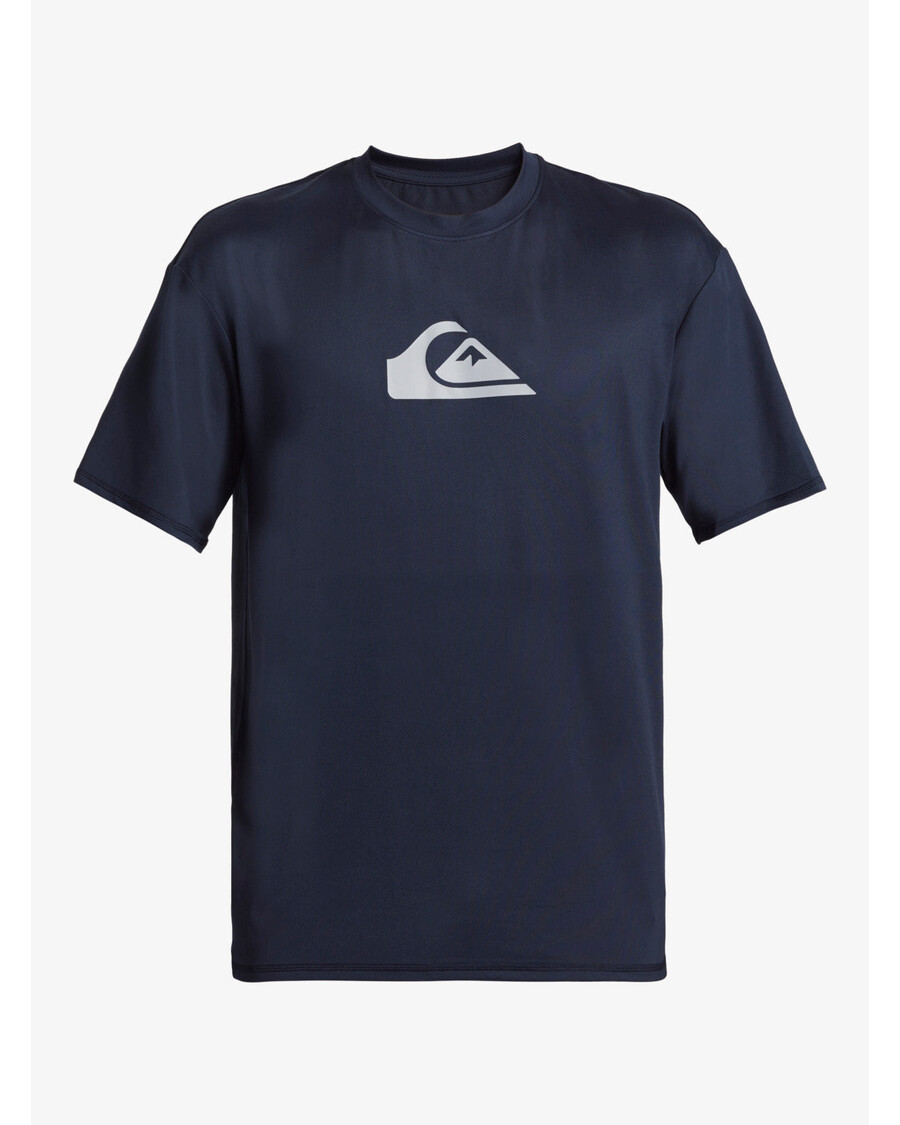Quiksilver καθημερινή κοντομάνικη μπλούζα σερφ - σκούρο ναυτικό