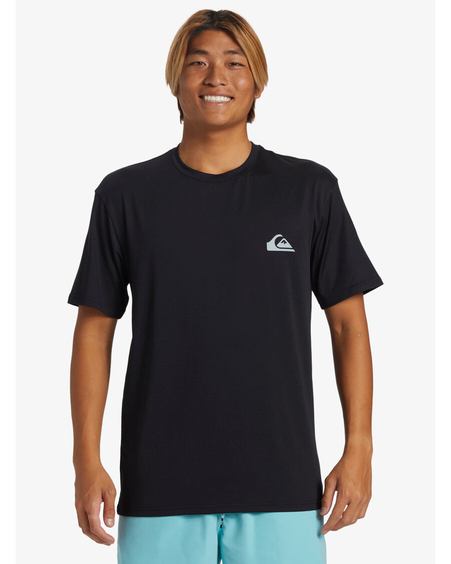 Quiksilver Mindennapi Rövid Ujjú Surf Póló - Fekete