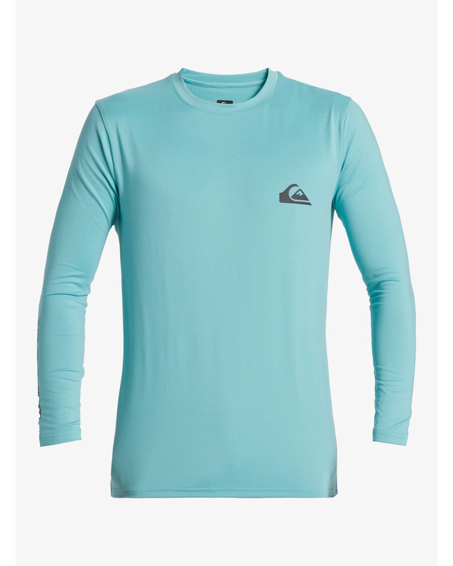 Quiksilver καθημερινή μακρυμάνικη μπλούζα σερφ - μπλε της θάλασσας