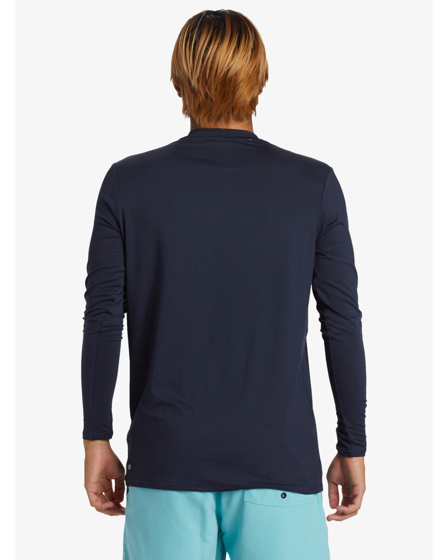 Quiksilver καθημερινή μακρυμάνικη μπλούζα σερφ - σκούρο ναυτικό