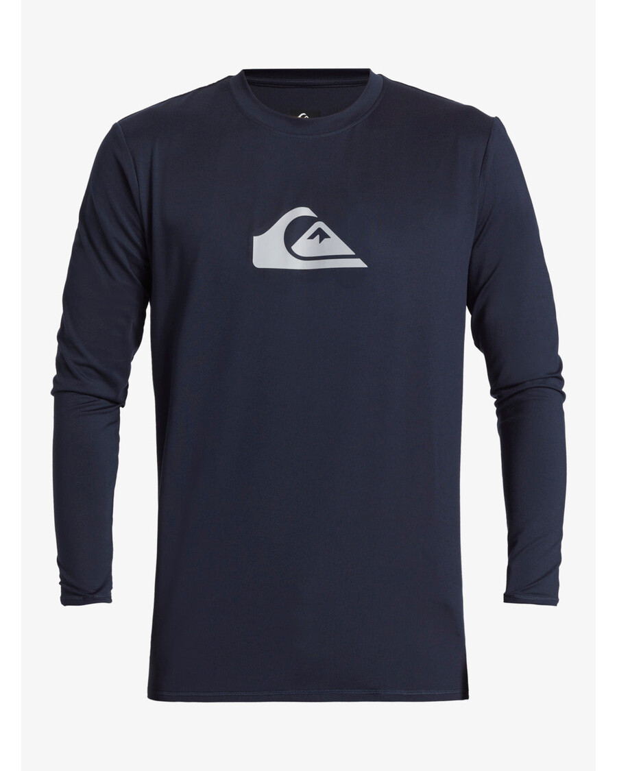 Quiksilver Vardags Långärmad Surft-shirt - Mörk Marinblå