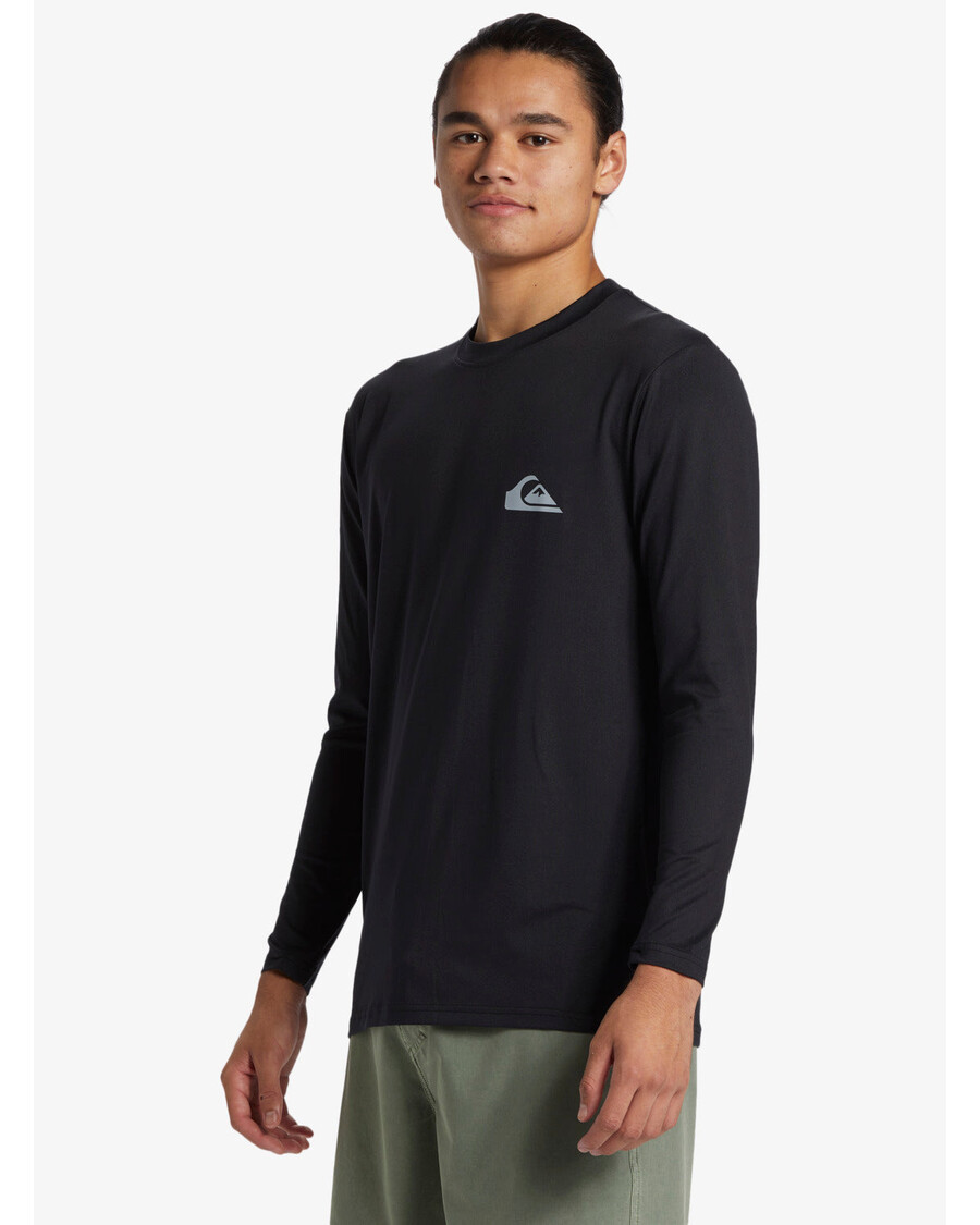 Quik Silver Everyday Long Sleeve Surf Tee - Black