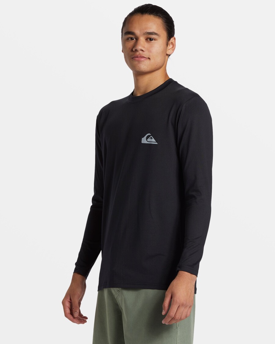 Quik Silver Everyday Long Sleeve Surf Tee - Black